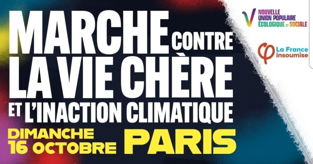 , Gauche France: #Marche16Octobre nous y seront. Et vous ? … #nupes #gauche @FolloBackNUPES