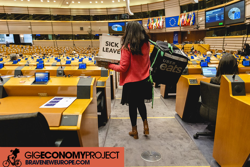 , Politique de gauche: Gig Economy Project – Défaite du lobby des plateformes : le Parlement européen soutient une directive sur le travail des plateformes plus forte