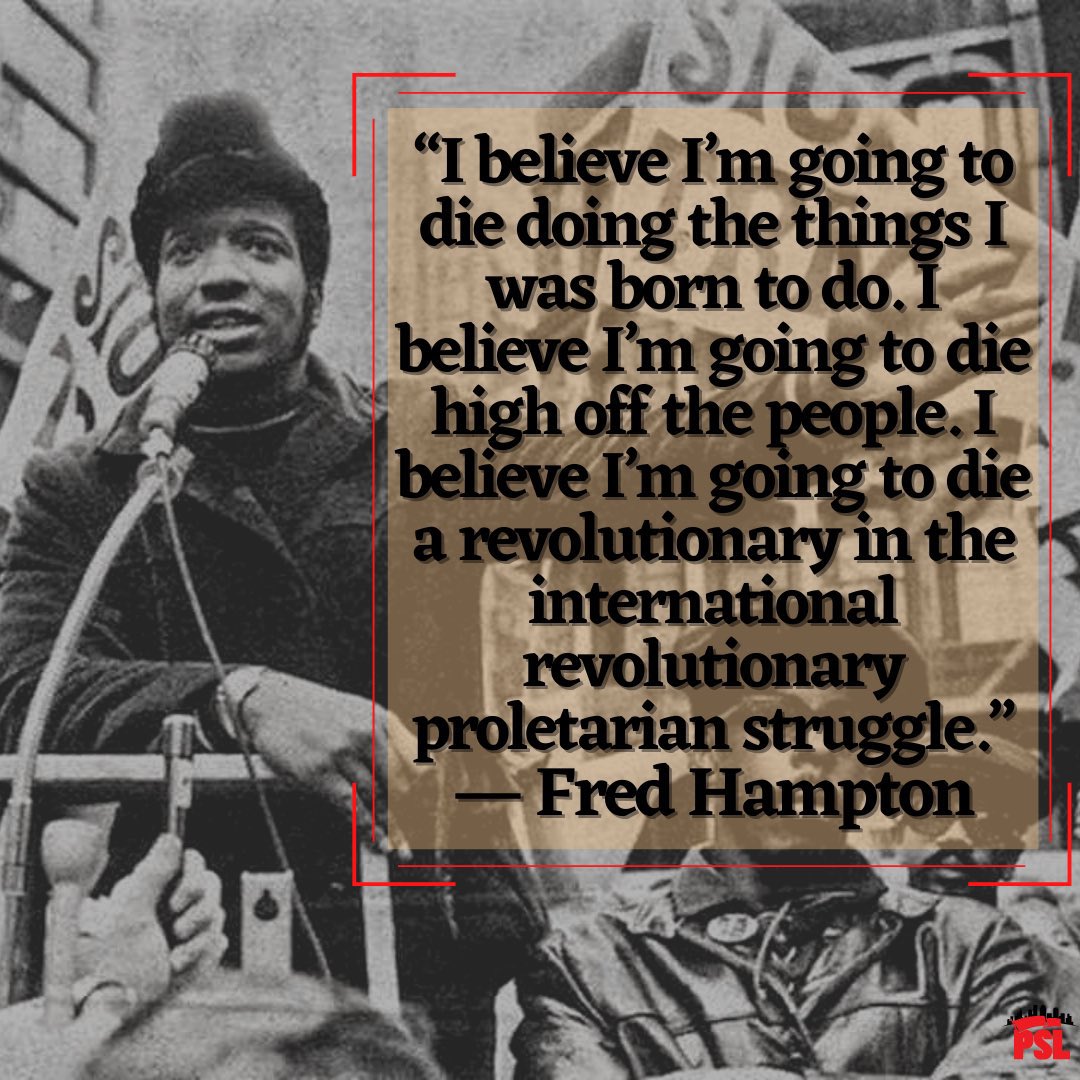 , Monde du travail: Happy Birthday to Fred Hampton, chairman of the Il… #nupes #gauche @houstontxpsl